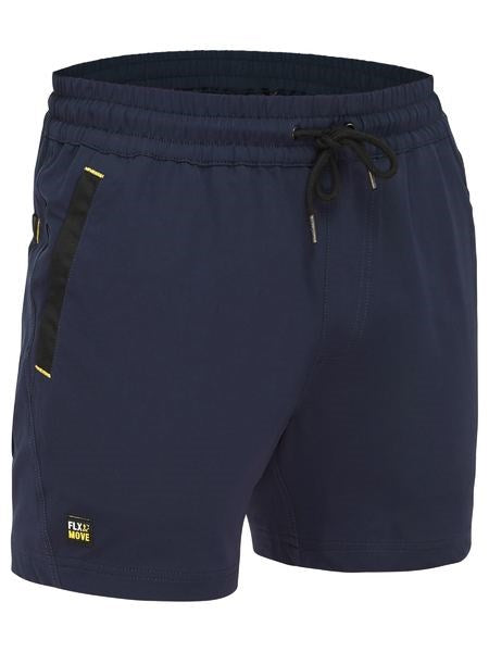 BISLEY Flx & Move™  4-Way Stretch Elastic Waist Shorts