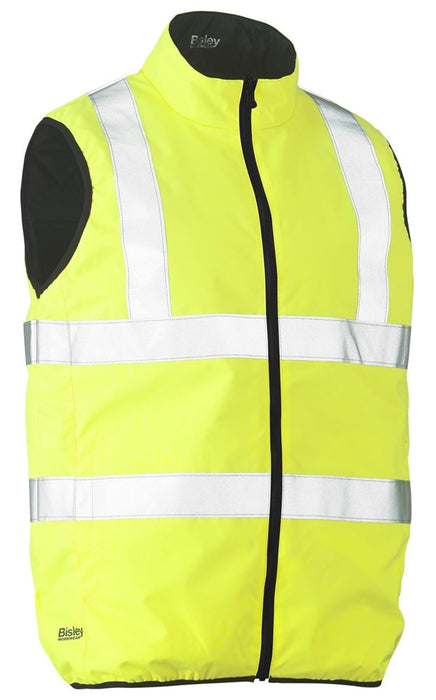 BISLEY Taped Hi-Vis Reversible Puffer Vest