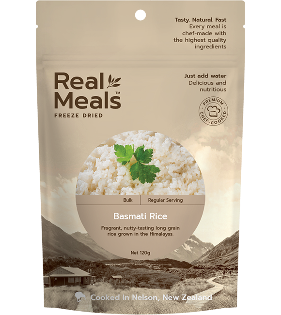 REAL MEALS Basmati Rice 120g — Aussie Digger Camping & Workwear