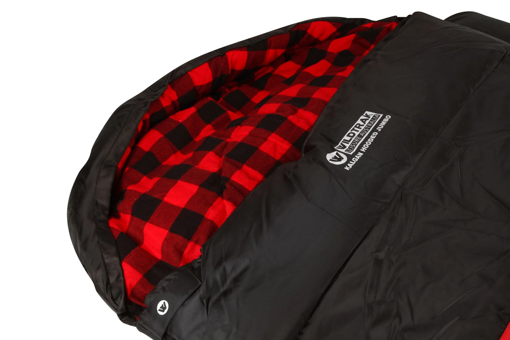 WILDTRAK Kalgan Hooded Jumbo Sleeping Bag -2C to -7C