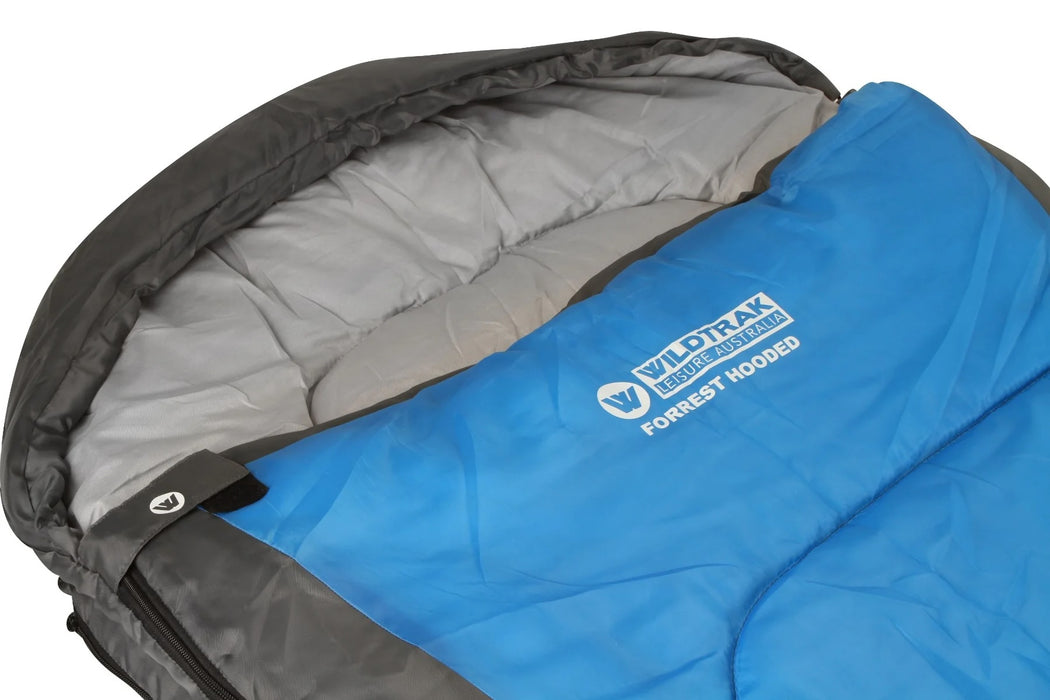 WILDTRAK Forrest Hooded Sleeping Bag  5-10C