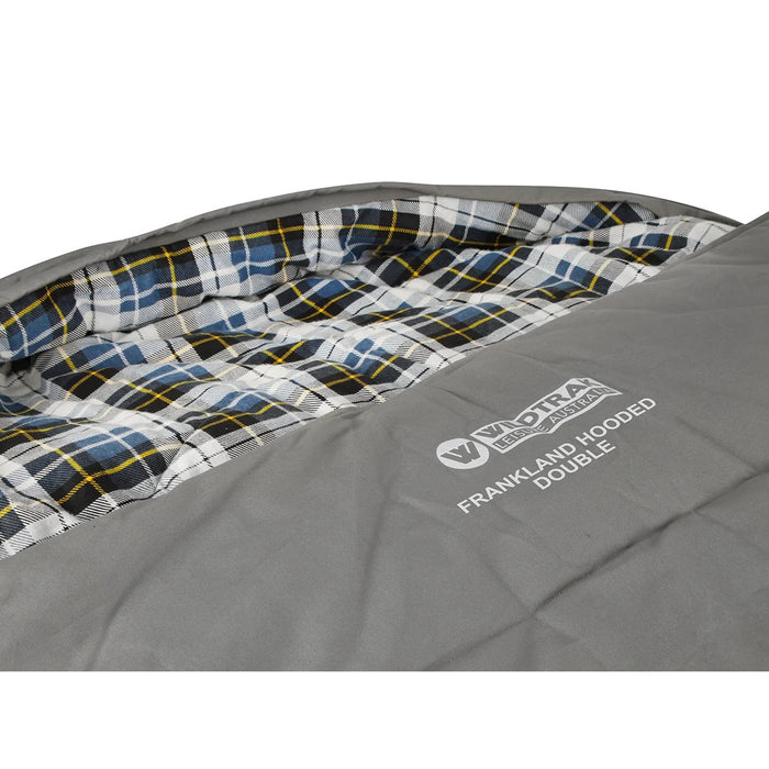 WILDTRAK Frankland Hooded Double Sleeping Bag -2 to -7C