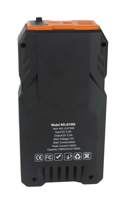 WILDTRAK Jumpstarter S1000A 13Ah H/Duty Case Torch