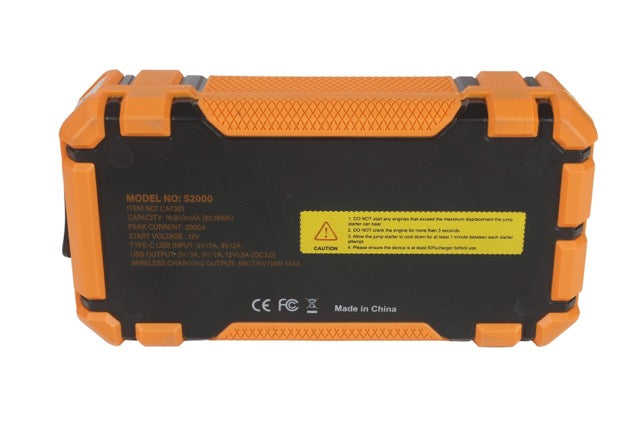 WILDTRAK Jumpstarter S2000 A17 Wireless Charging 10W 16800mAh