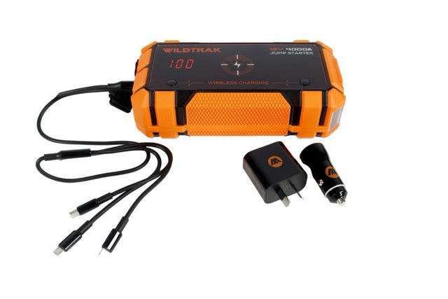 WILDTRAK Jumpstarter S4000 A37 Wireless Charging 15W 28800mAh