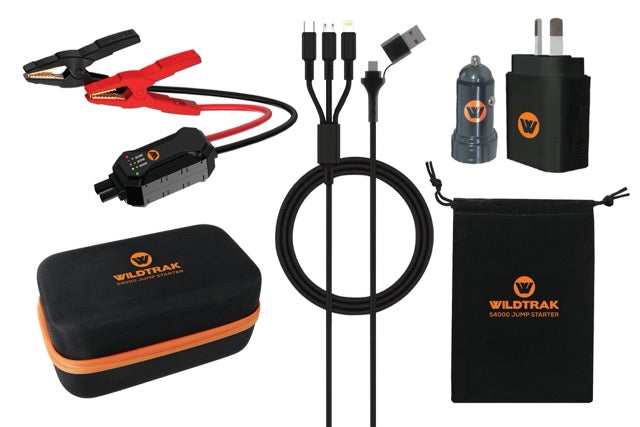 WILDTRAK Jumpstarter S4000 A37 Wireless Charging 15W 28800mAh