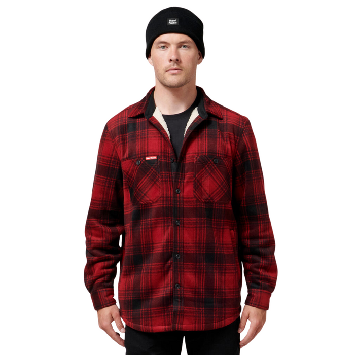 HARD YAKKA Legends Sherpa with Free Beanie - Camper Red