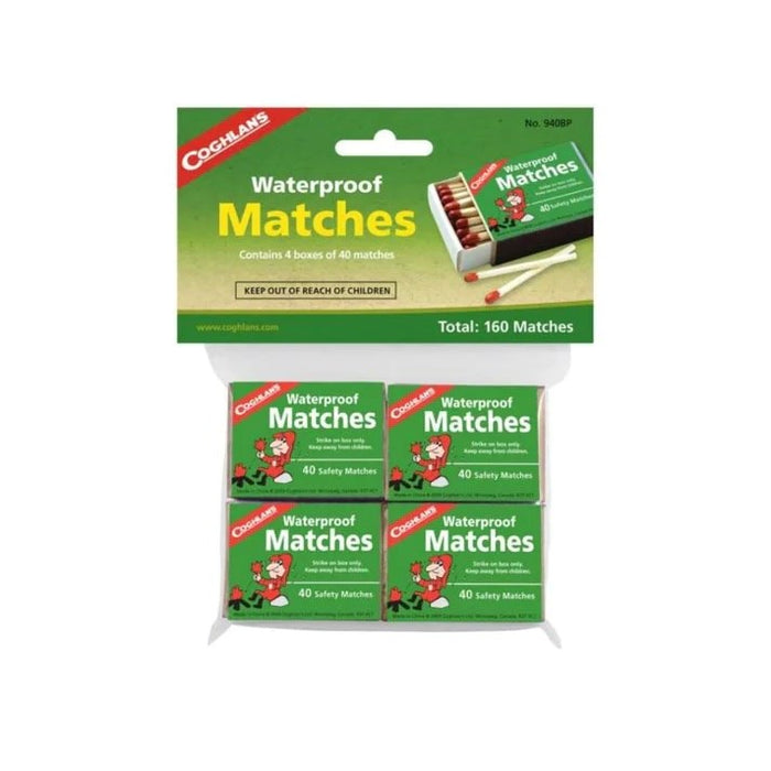 COGHLANS Waterproof Matches 4 x 40 pk