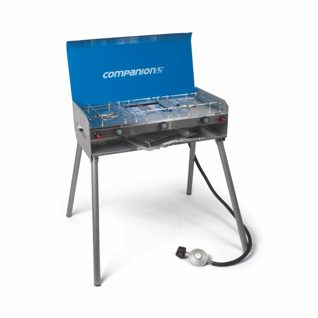 COMPANION Regulated RV Stove & Grill 2 Burner