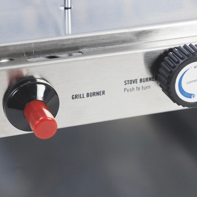 COMPANION Regulated RV Stove & Grill 2 Burner