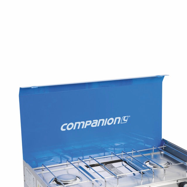 COMPANION Regulated RV Stove & Grill 2 Burner