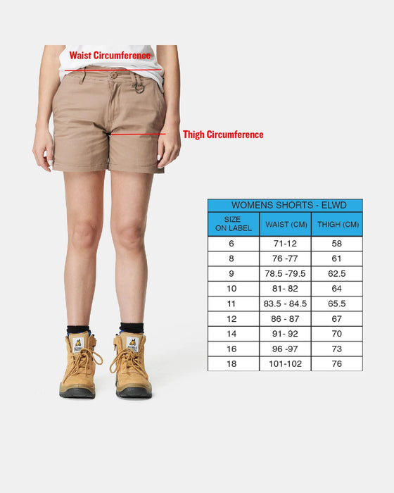 ELWD Womens Elastic Light Short
