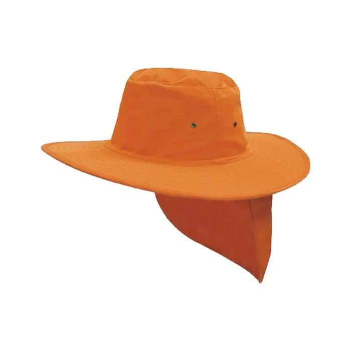 DNC Canvas Sun Hat with Flap