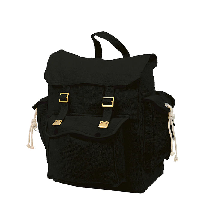Cotton Canvas Webbing Backpack