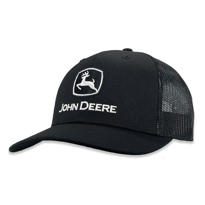 JOHN DEERE Trademark Trucker Mesh Cap Black