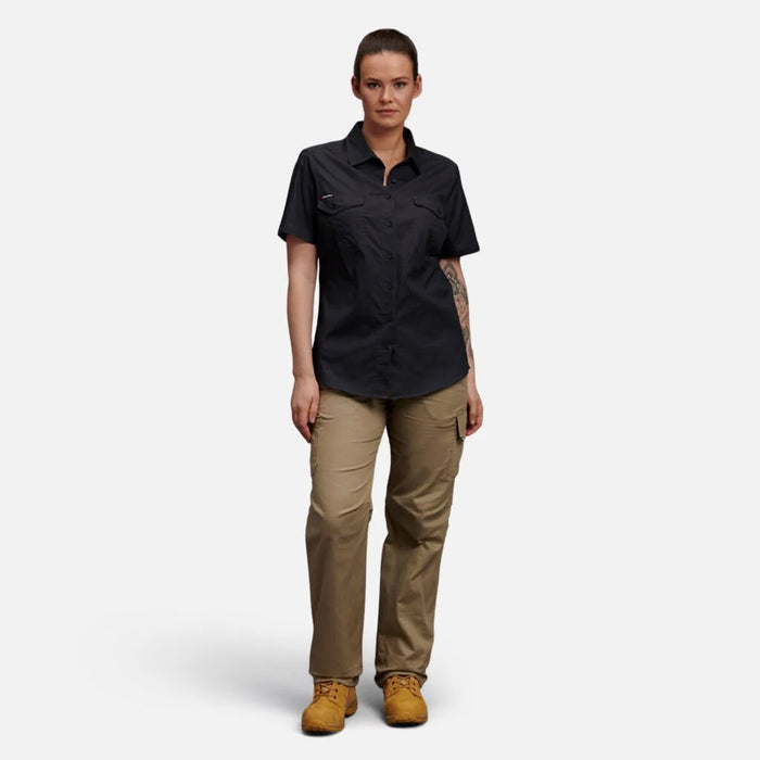 KING GEE Women's Workcool 2 Lightweight Short Sleeve Shirt