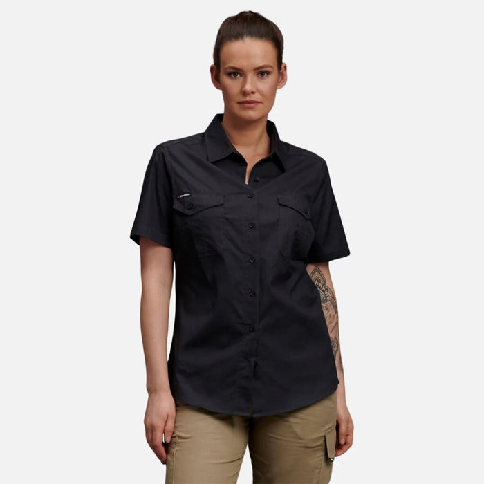 KING GEE Women's Workcool 2 Lightweight Short Sleeve Shirt
