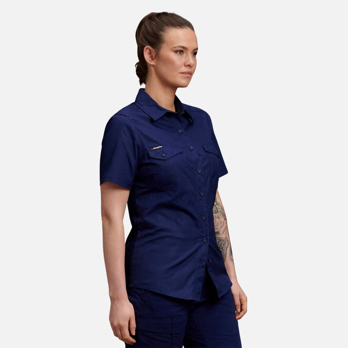 KING GEE Women's Workcool 2 Lightweight Short Sleeve Shirt