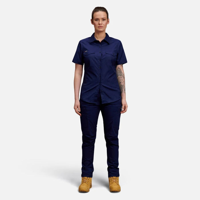 KING GEE Women's Workcool 2 Lightweight Short Sleeve Shirt