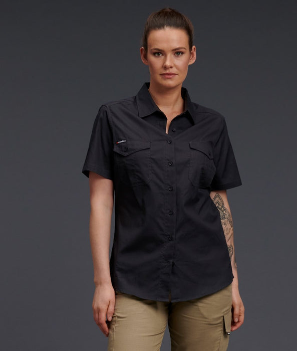 KING GEE Women's Workcool 2 Lightweight Short Sleeve Shirt