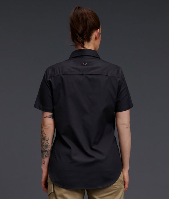 KING GEE Women's Workcool 2 Lightweight Short Sleeve Shirt