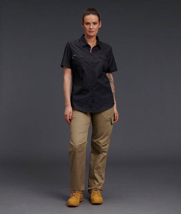 KING GEE Women's Workcool 2 Lightweight Short Sleeve Shirt