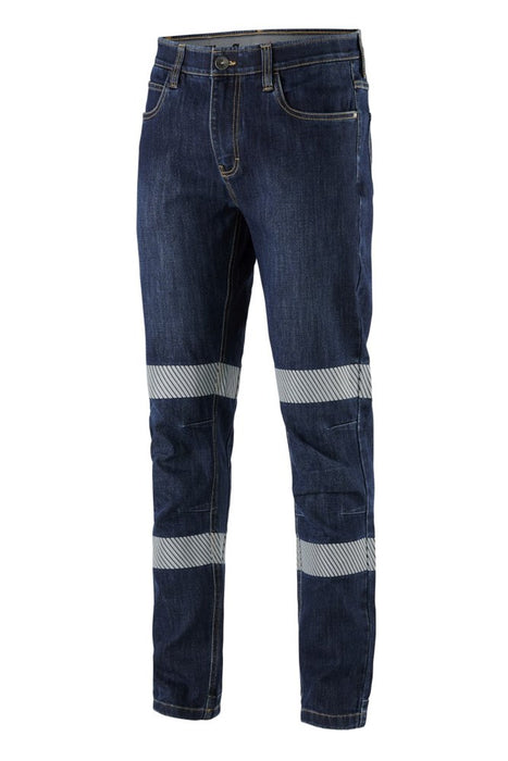 KING GEE Urban Coolmax Stretch Slim Reflective Work Jeans