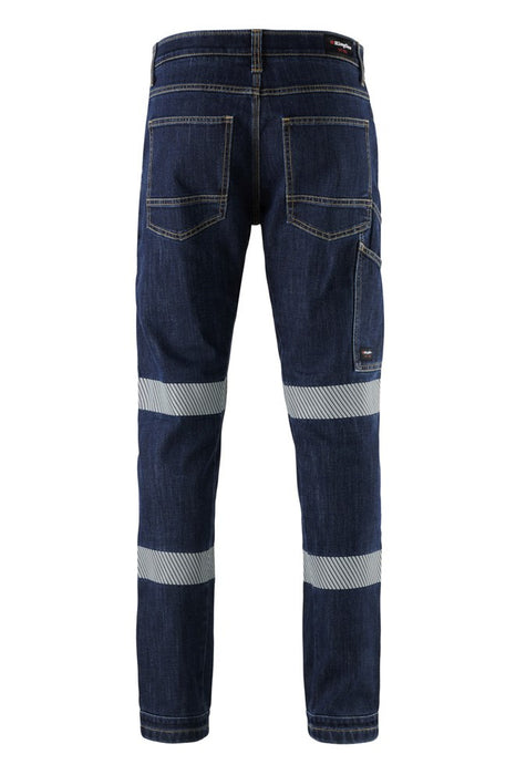KING GEE Urban Coolmax Stretch Slim Reflective Work Jeans
