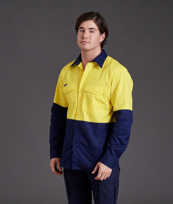 KING GEE Workcool 2 Spliced Long Sleeve Shirt