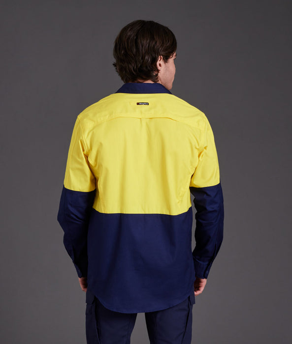 KING GEE Workcool 2 Spliced Long Sleeve Shirt