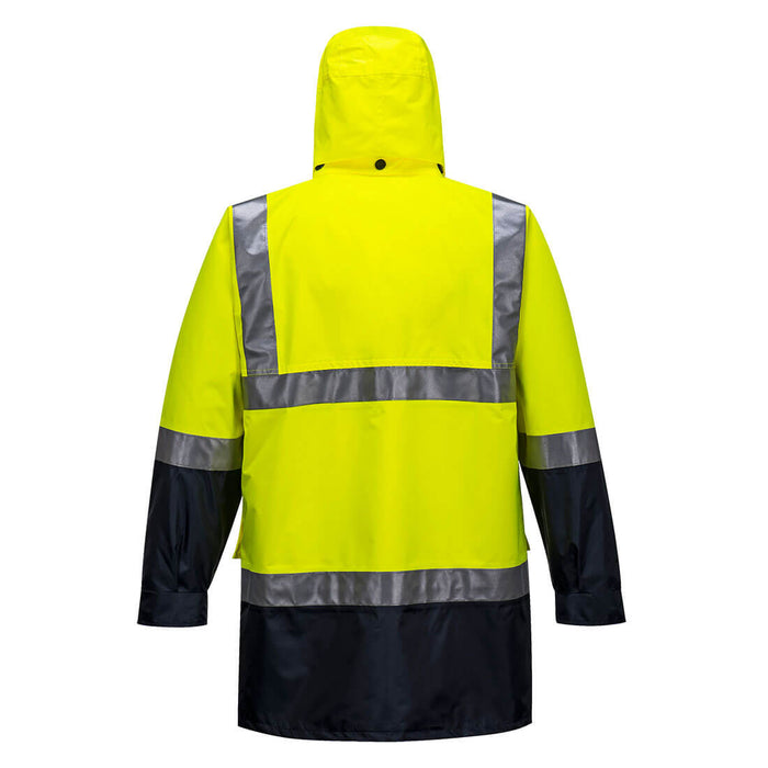 PORTWEST Hi-Vis 2-Tone Rain Jacket