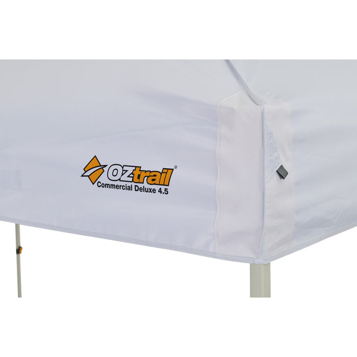 OZTRAIL Commercial Deluxe 4.5m Gazebo - White