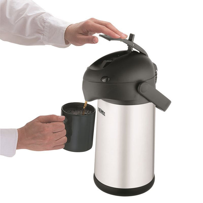 THERMOS Stainless Steel Vacuum Insulated Pump Pot 2.5L