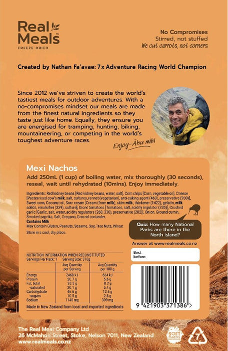 REAL MEALS Mexi Nachos 120g