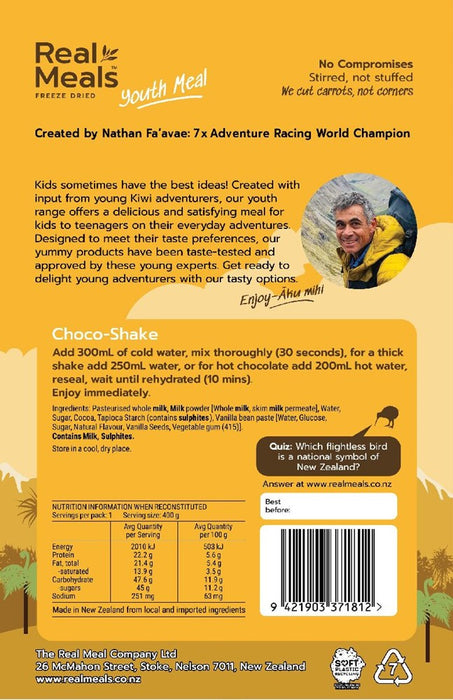 REAL MEALS Choco-Shake 100g