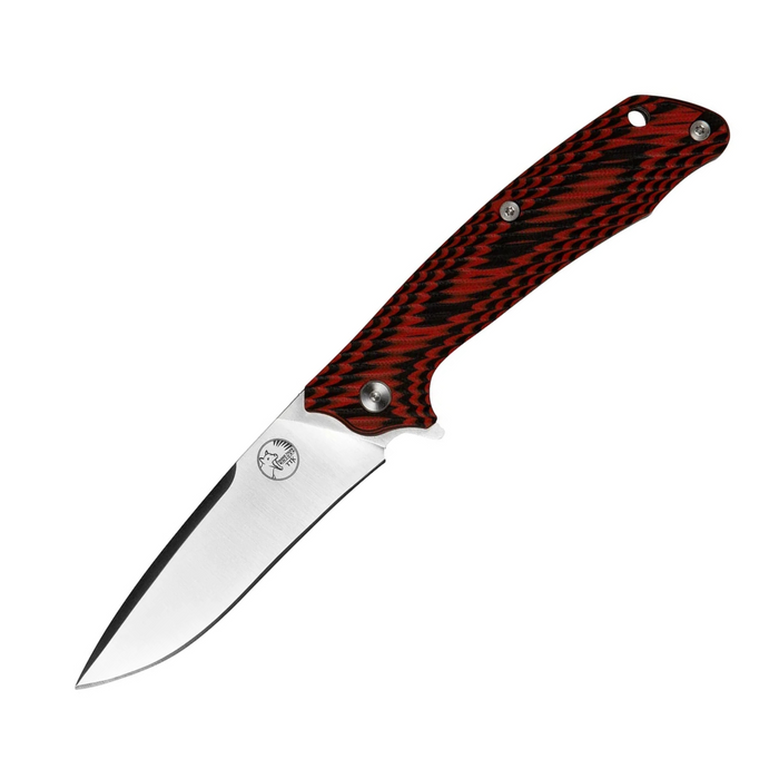 TASSIE TIGER KNIVES Folding Pocket Knife - Red & Black