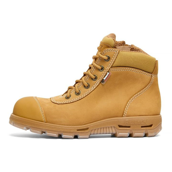 REDBACK Cobar Nubuck Zip/Lace Safety Boot