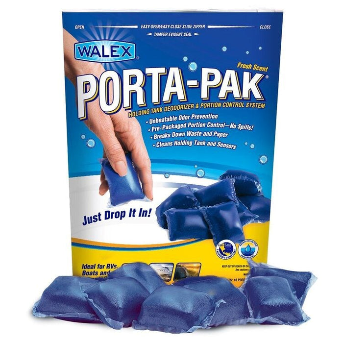 WALEX Porta-Pak Toilet Holding Tank Deodorizer Sachets 15 Pack