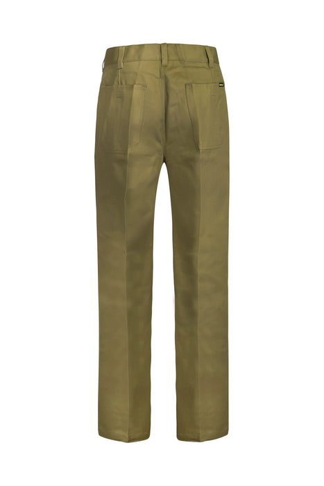 WORKCRAFT Single Pleat Cotton Pant
