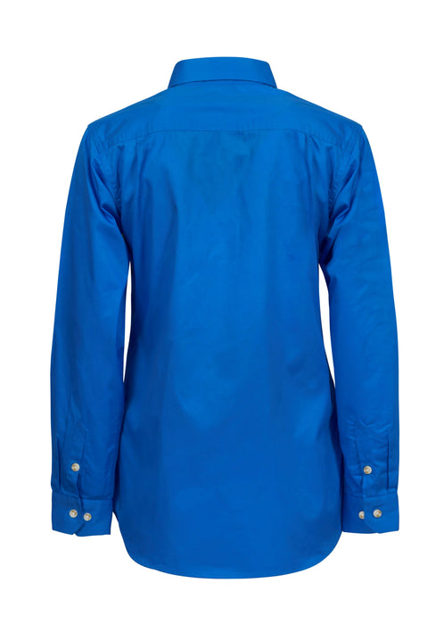 WORKCRAFT Ladies Closed Front Long Sleeve Shirt