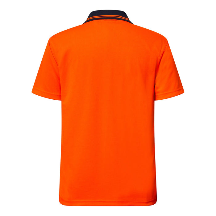 WORKCRAFT HiVis Two Tone SS Micromesh Polo