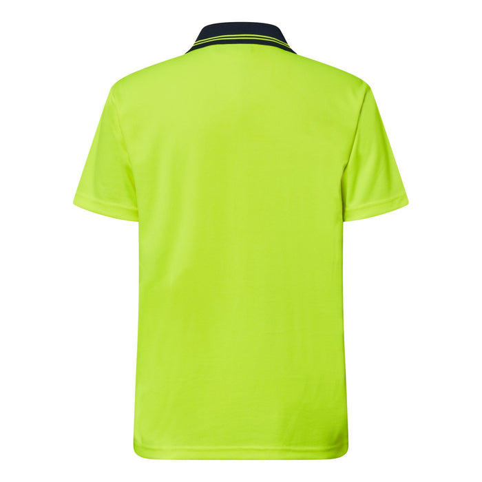 WORKCRAFT HiVis Two Tone SS Micromesh Polo