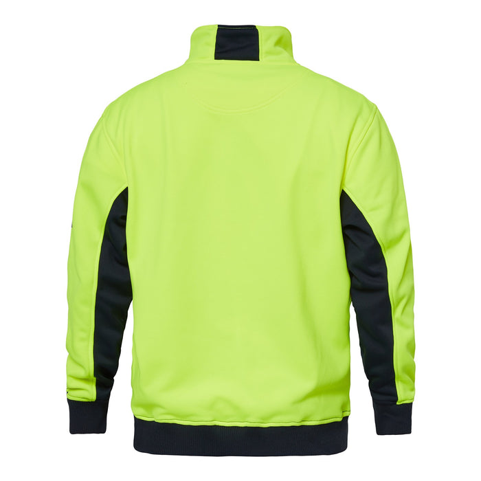 WORKCRAFT Hi-Vis Half Zip Pullover