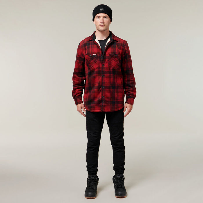 HARD YAKKA Legends Sherpa with Free Beanie - Camper Red