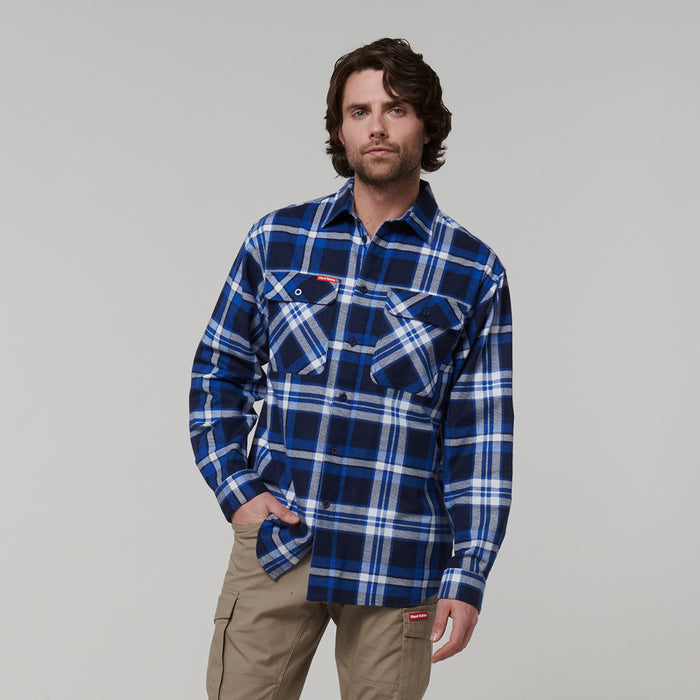HARD YAKKA Long Sleeve Check Flannel Shirt