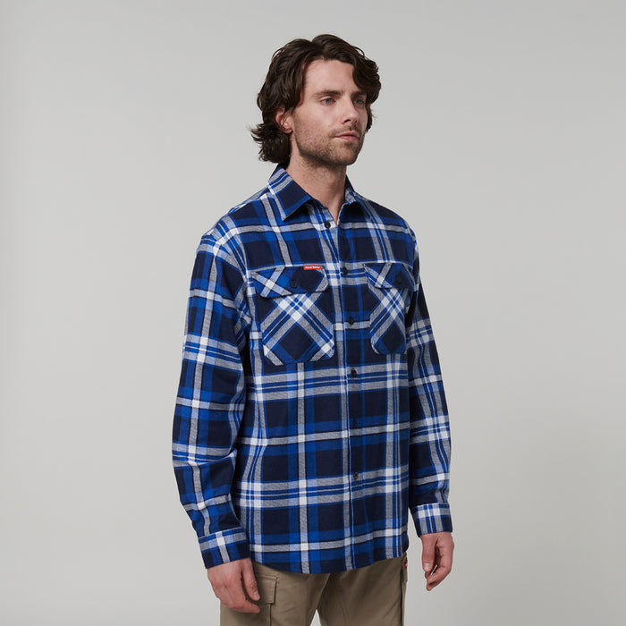 HARD YAKKA Long Sleeve Check Flannel Shirt