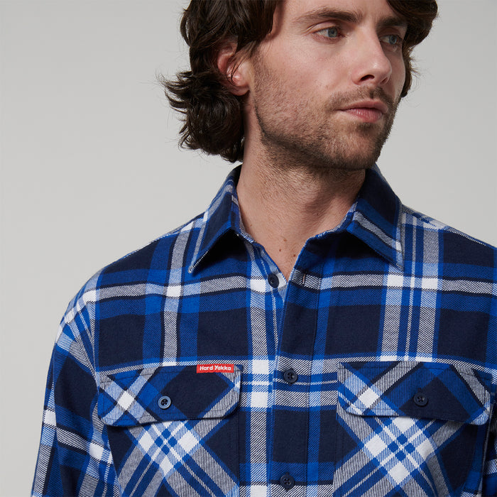 HARD YAKKA Long Sleeve Check Flannel Shirt
