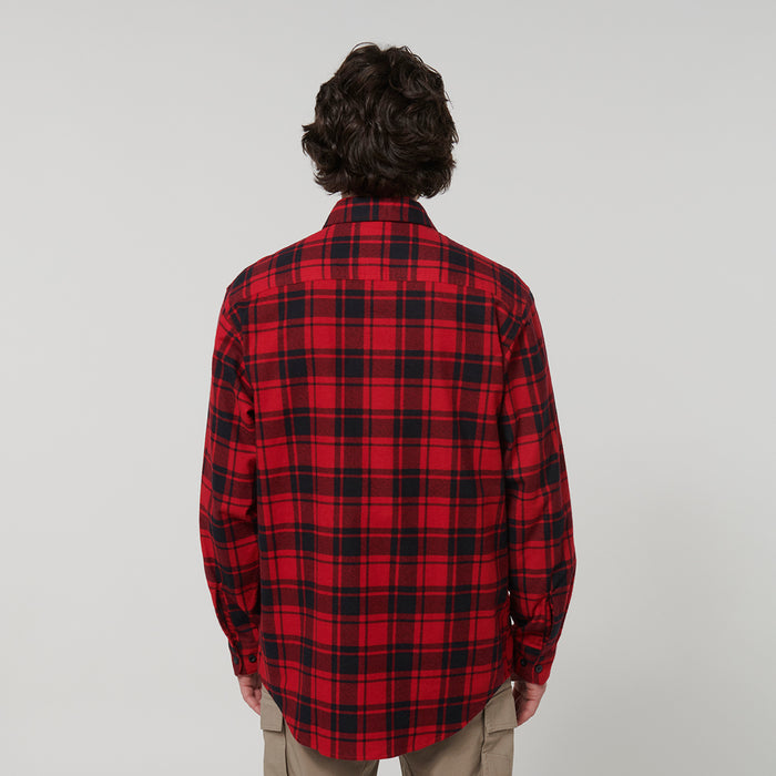 HARD YAKKA Long Sleeve Check Flannel Shirt