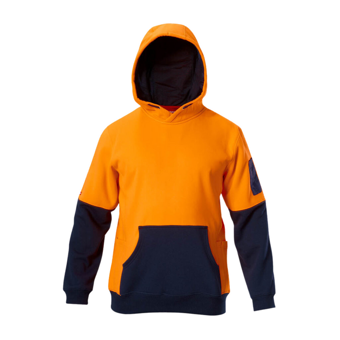 HARD YAKKA Hi-Vis 2 Tone Fleece Hoodie