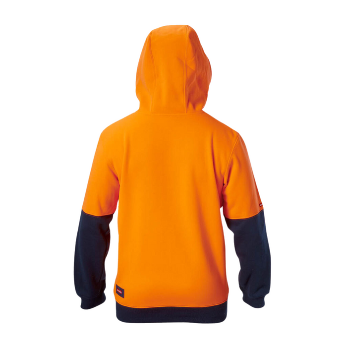 HARD YAKKA Hi-Vis 2 Tone Fleece Hoodie